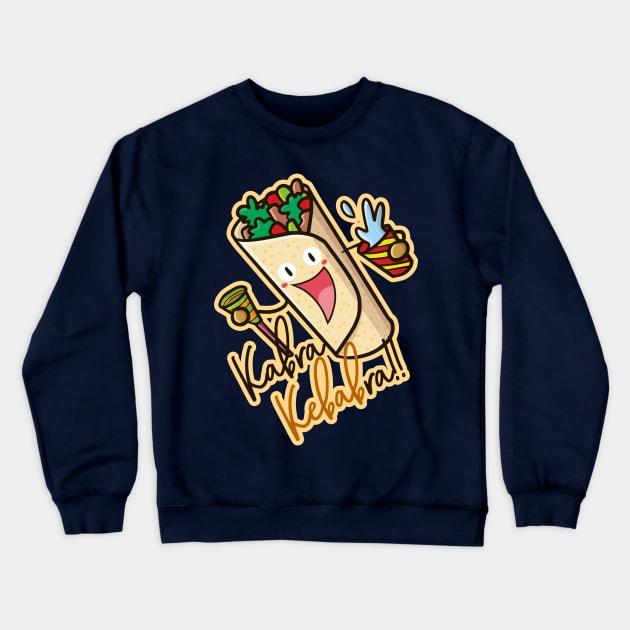 Kabra Kebabra !! Crewneck Sweatshirt by Jocularity Art